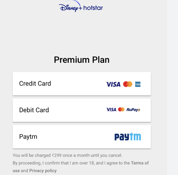 Payment Options