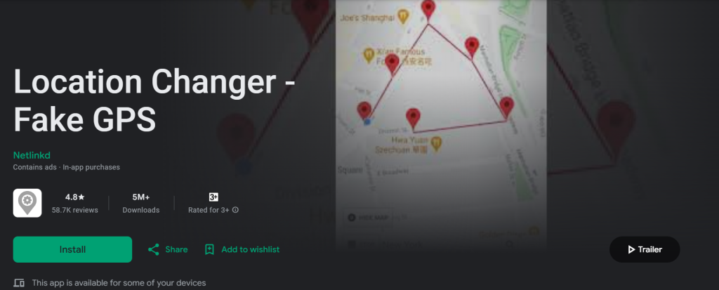 Location Changer Application