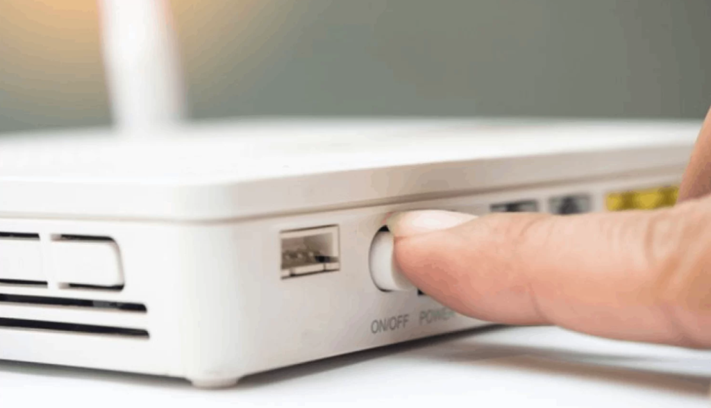 restarting the router to fix sever-side error