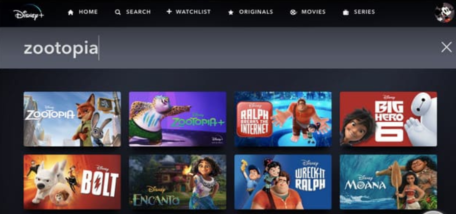Disney + for ABC