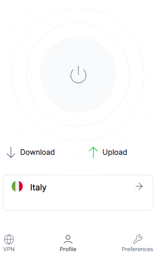 SuperFree VPN Italy location