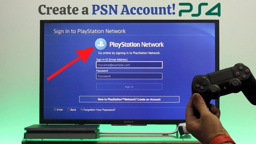 create a new Playstation account
