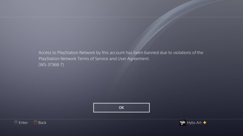 Playstation ban
