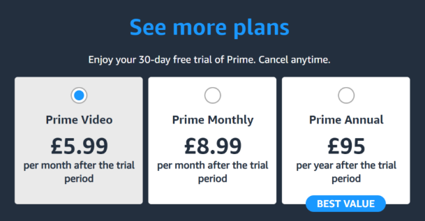 Prime Video Pricing Model