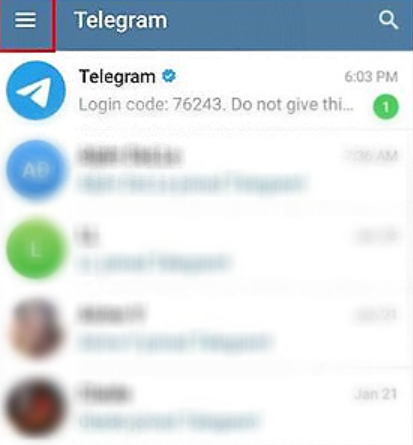 block someone on Telegram android