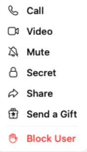 block user on Telegram iPhone