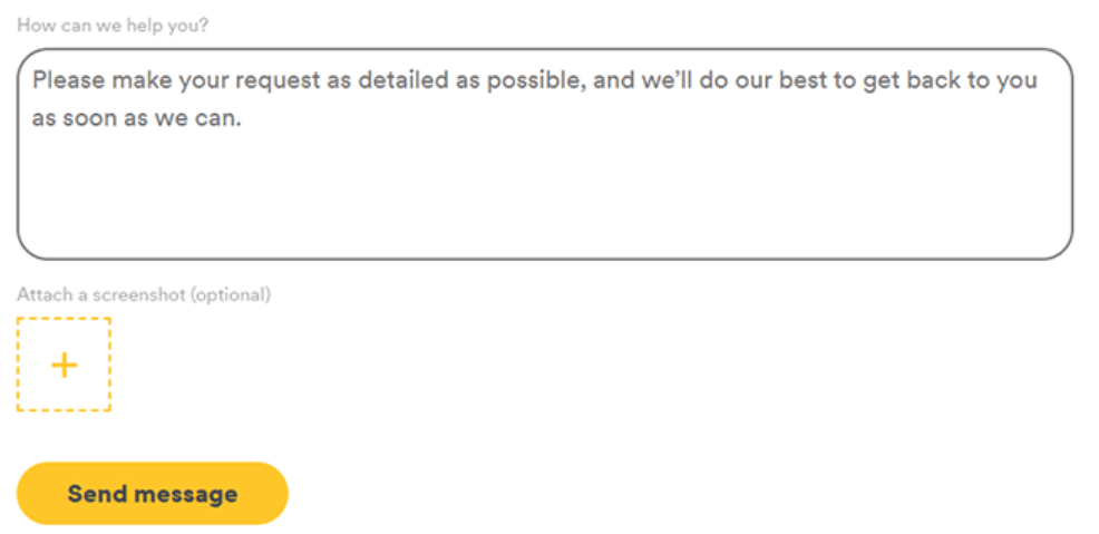 bumble appeal message