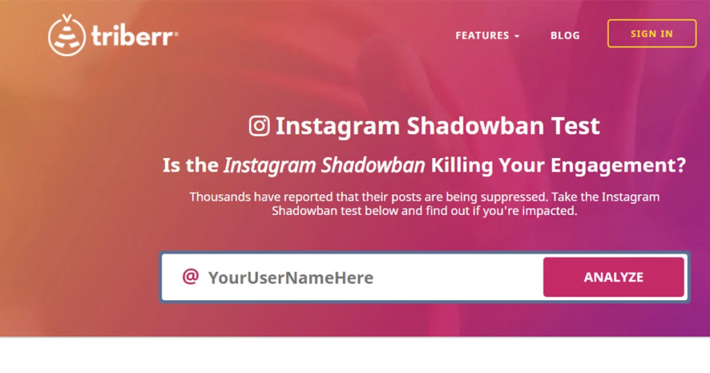 insta shadowban