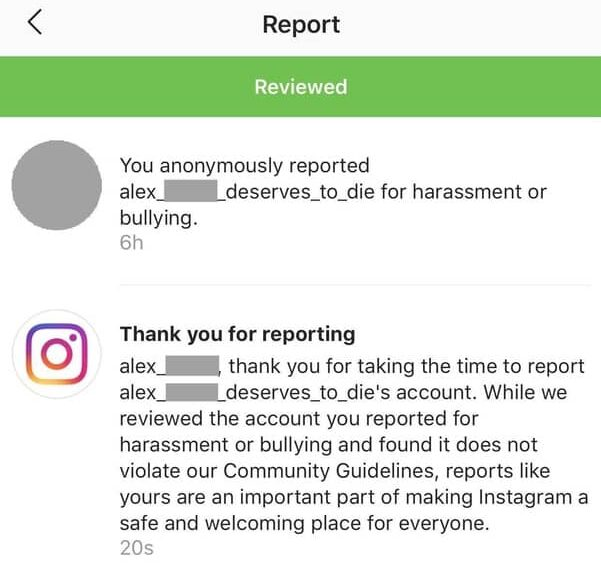 report against the ban