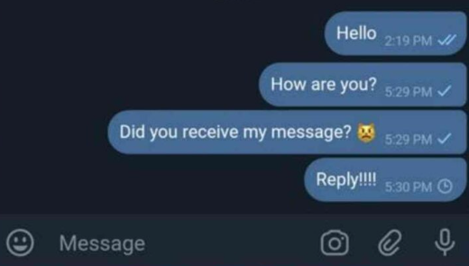 Telegram user banned