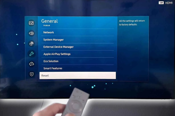 Samsung smart TV settings