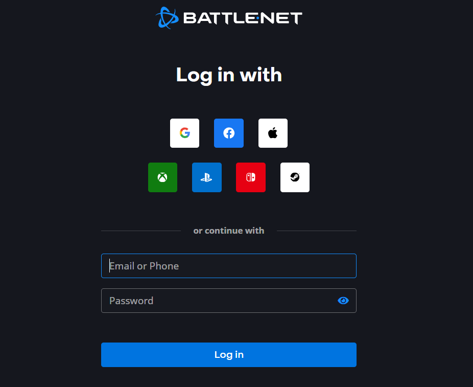 battle.net account sign in