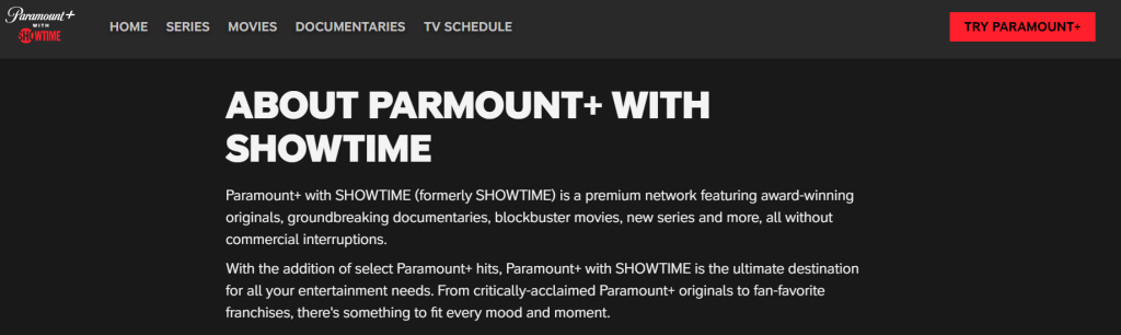 Paramount+ with SHOWTIME