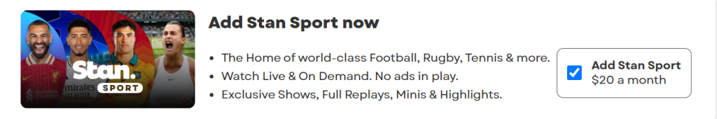 Watch Stan Sport in New Zealand