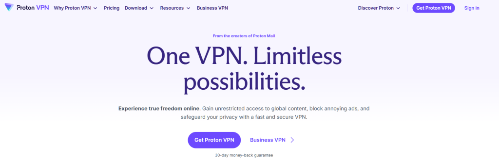 Proton VPN best tool