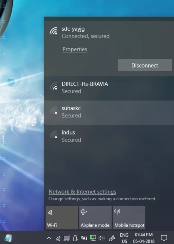 Find Your SSID on Windows