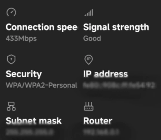 how to find default gateway on Android phone